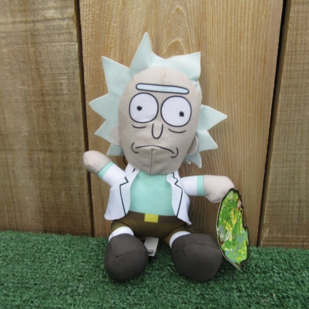 Brand New Toy Factory Rick & Morty 6" Sitting Rick Plush Toy Adult Swim